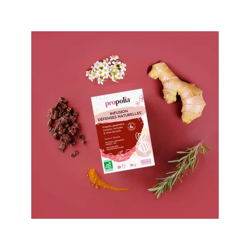 Infusion Défenses naturelles Bio Propolis & Plantes