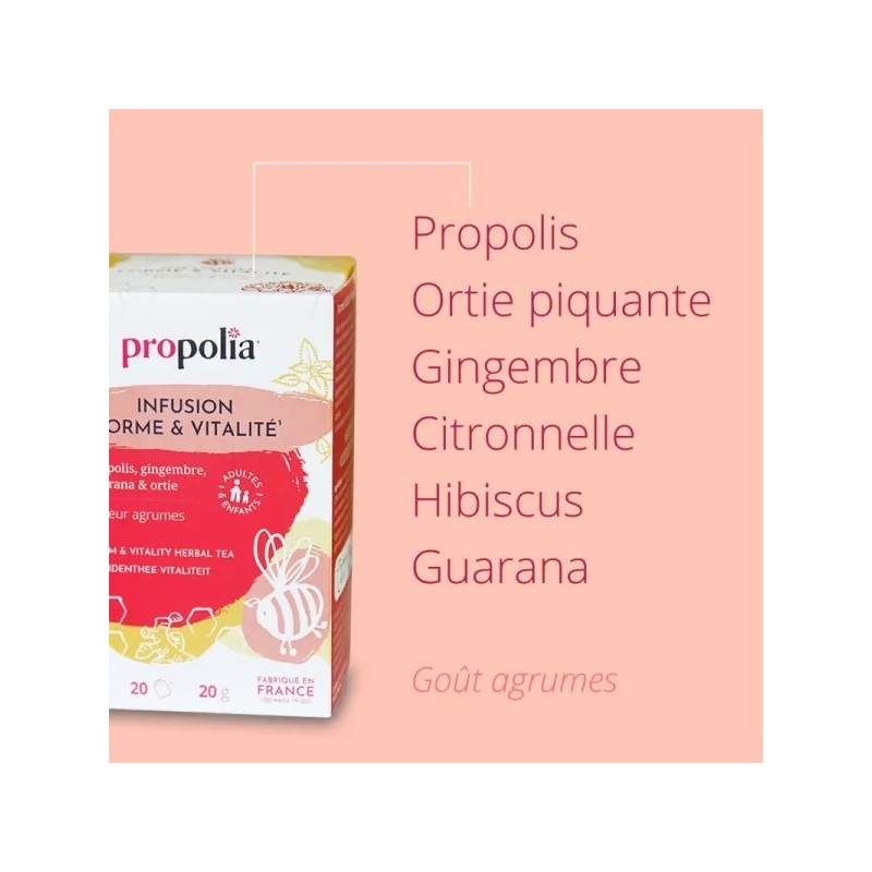 Infusion Forme & Vitalité Bio Propolis & Plantes
