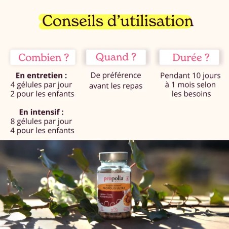 Gélules de Propolis Brune - Propolis Ultra®