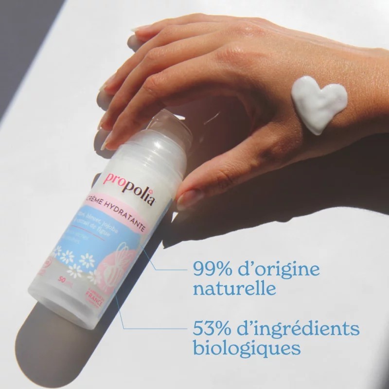 Crème hydratante Peaux sèches & sensibles Certifiée Cosmos Organic