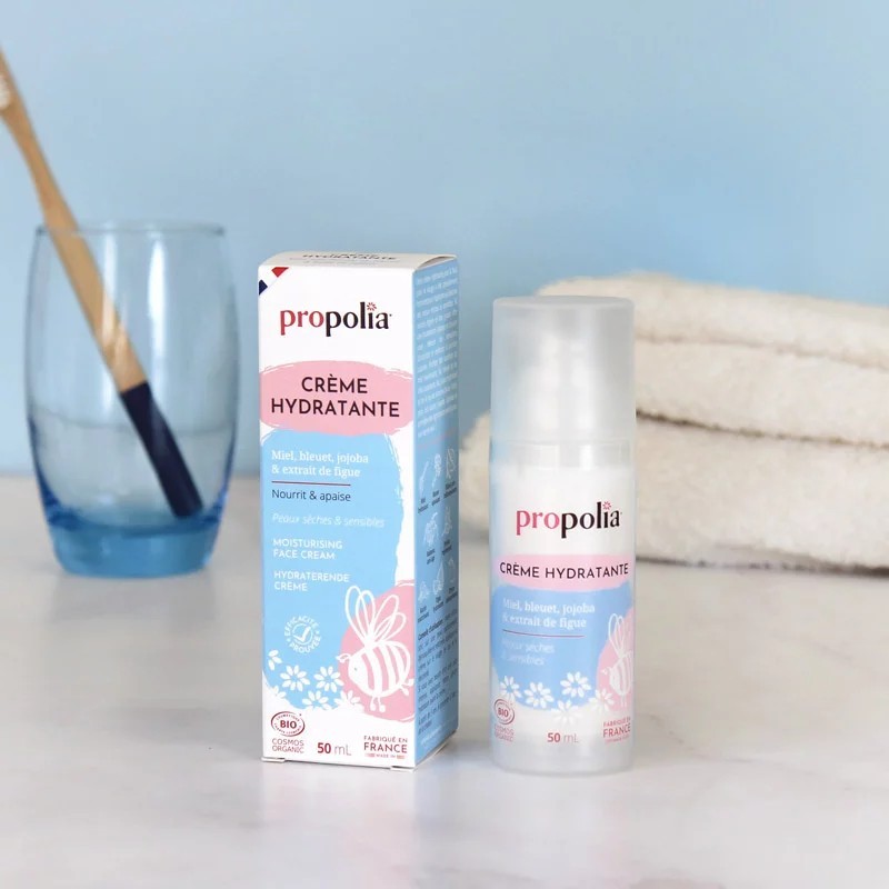 Crème hydratante Peaux sèches & sensibles Certifiée Cosmos Organic