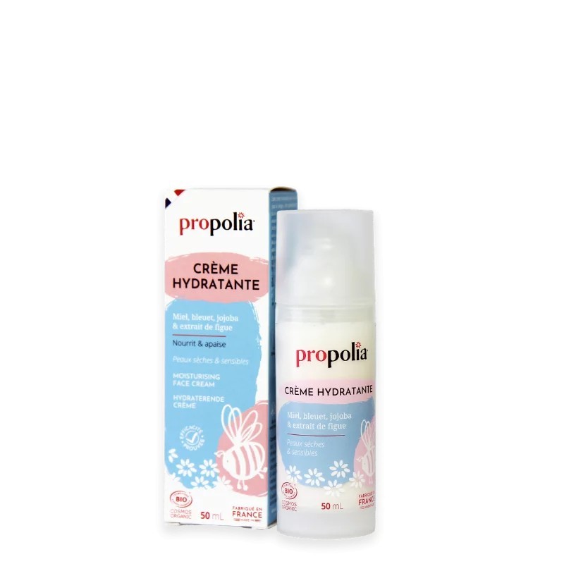 Crème hydratante Peaux sèches & sensibles Certifiée Cosmos Organic