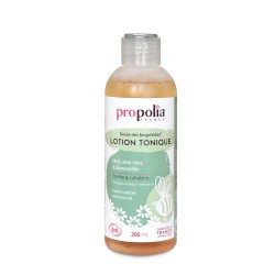 Lotion tonique certifiée Bio Miel, Aloe vera & Hamamélis