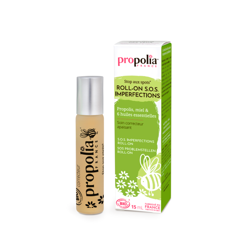 Roll-on SOS imperfections certifié Bio Propolis & Tea tree
